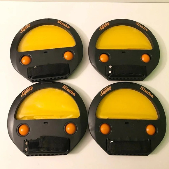 Simba Squap Catch Ball Game Adjustable Straps Set of 4 Paddles with Balls - Picture 8 of 8